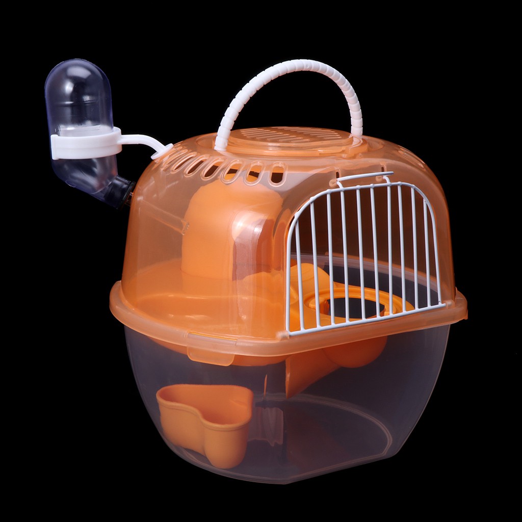 Hamster Cage Outdoor Portable Travel Double Layer Shopee