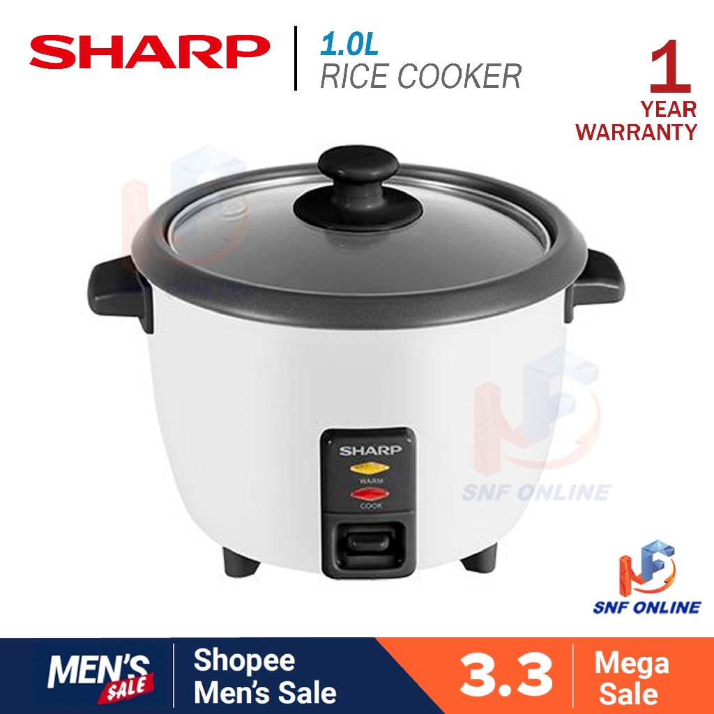 Sharp Electric Rice Cooker 1.0L KSH108GWH KSH108GWH Shopee Malaysia