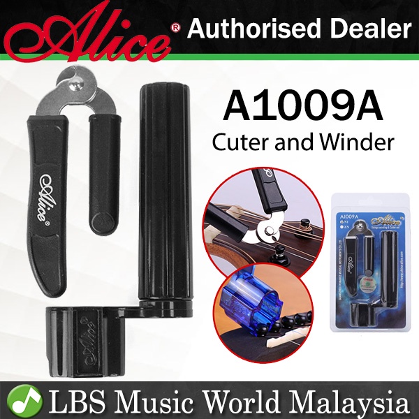 Alice A1009A Multifunctional Guitar String Winder Cutter Set for Guitar