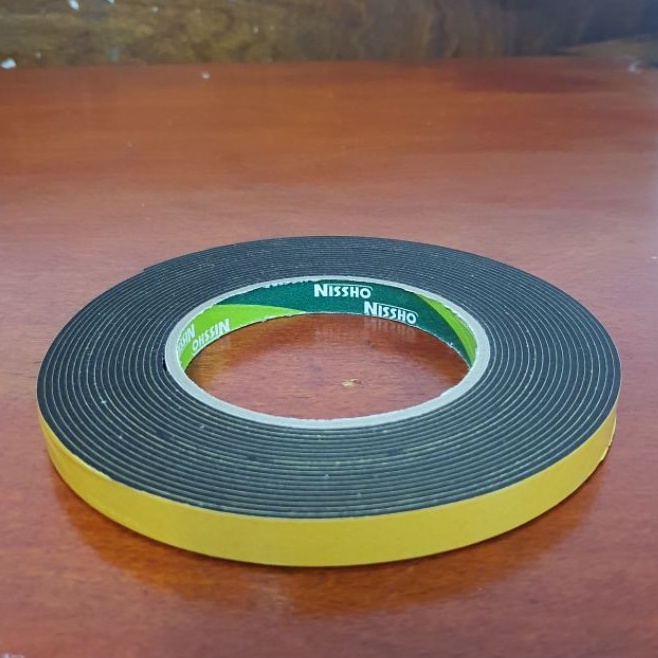 Double Sided Eva Foam Tape Black 12mm 18mm 24mm Nissho Brand Shopee Malaysia