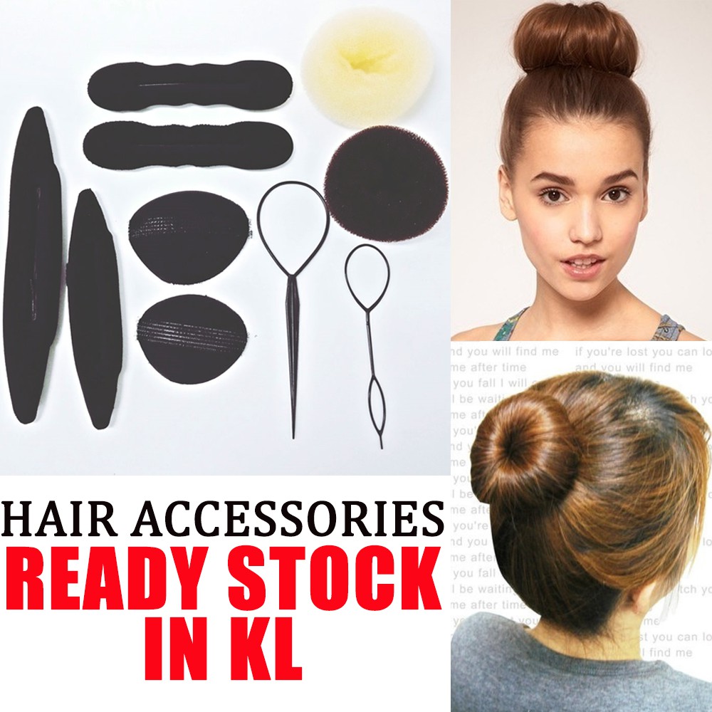 🔥Ready Stock🔥 IN KL Women Hair Band Magic Foam Sponge Hair Styling Tools  Hair Bun Maker Twist Hair Accessories | Shopee Malaysia