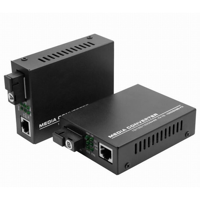 Gigabit Media Converter 10/100/1000Mbps Fiber Optical Media Converter ...