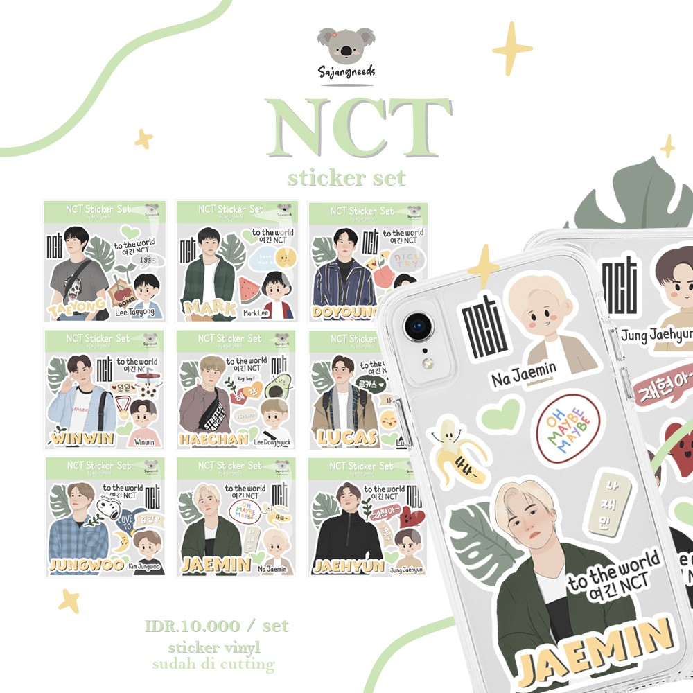 nct sticker set shopee malaysia