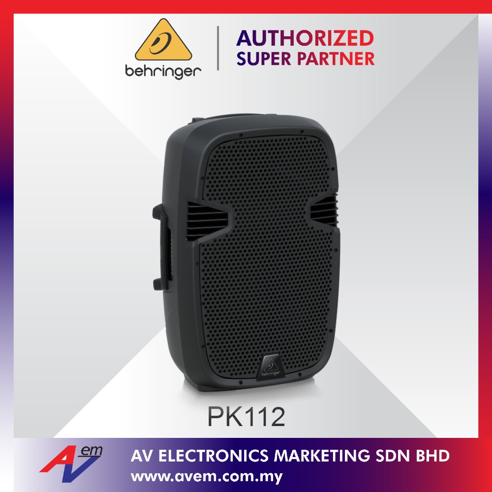 BEHRINGER PK112 Passive 600-Watt 12" PA Speaker System | Shopee Malaysia