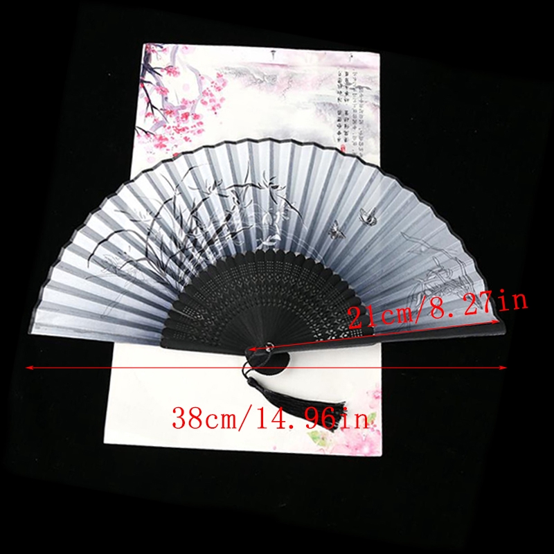 Versatile Must Chinese style antique Japanese retro Folding Fan Durable - Image 4