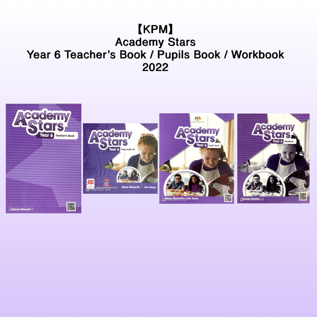 Featured image of 【Ready Stock】Academy Stars Year 6 Teacher’s Book / Pupil’s Book / Workbook 2022 - Year 6 Textbook Buku Teks Tahun 6 KSSR