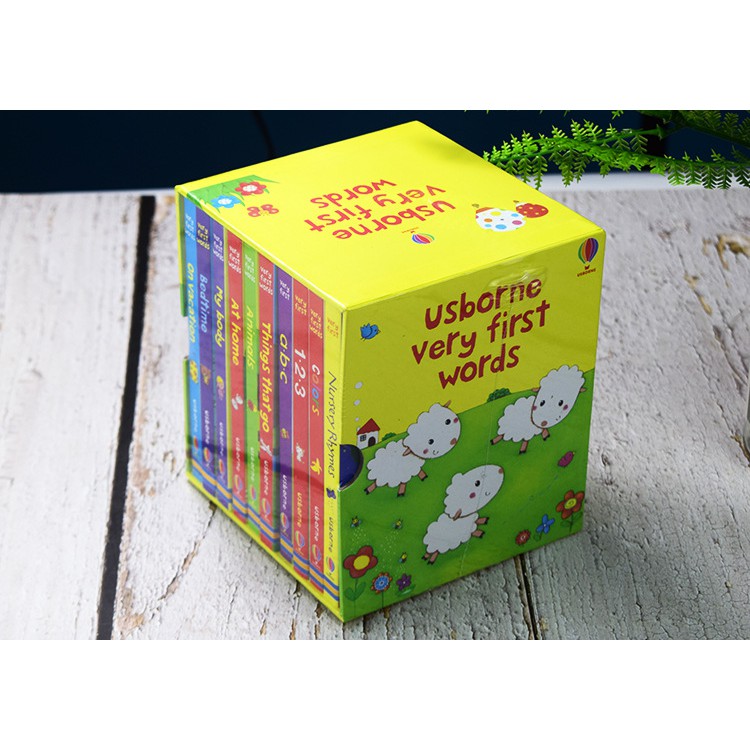 BR Usborne Very First Words Box Set English Book For Baby & Children