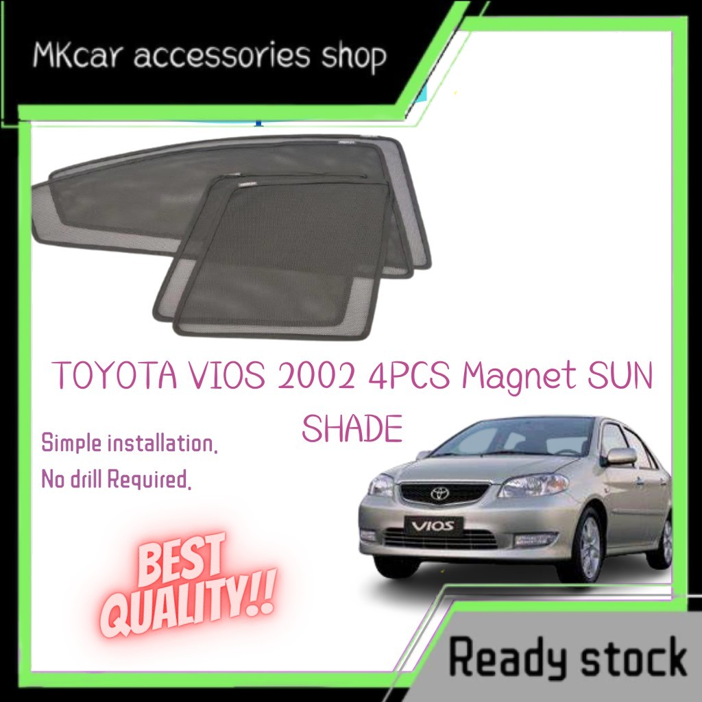 Toyota Vios 2002 Magnetic Sun Shade 