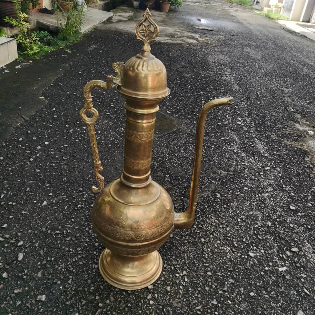 Buy Tea Pot Teapot Teko Alladdin Brass Tembaga Antique Antik 