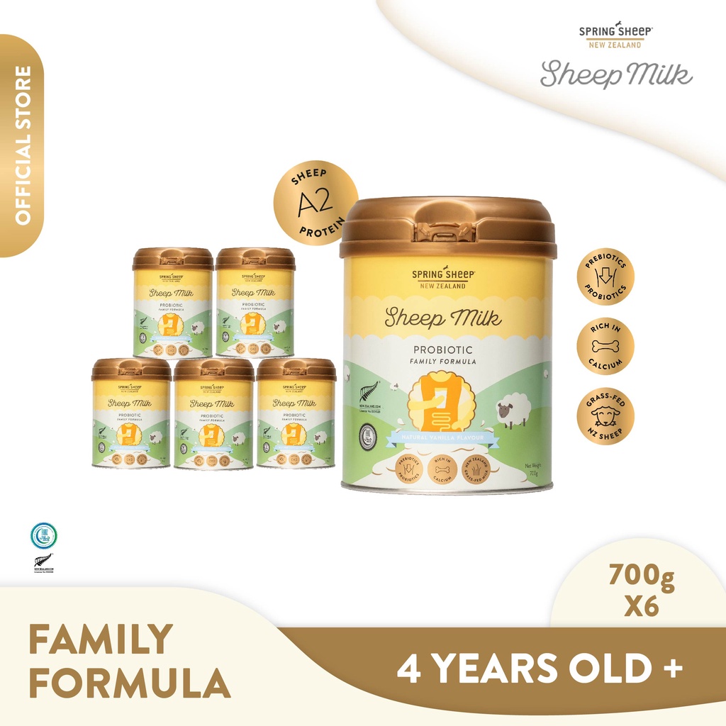 Premium Sheep Milk Probiotic Family Formula (700g x 6 Tins)