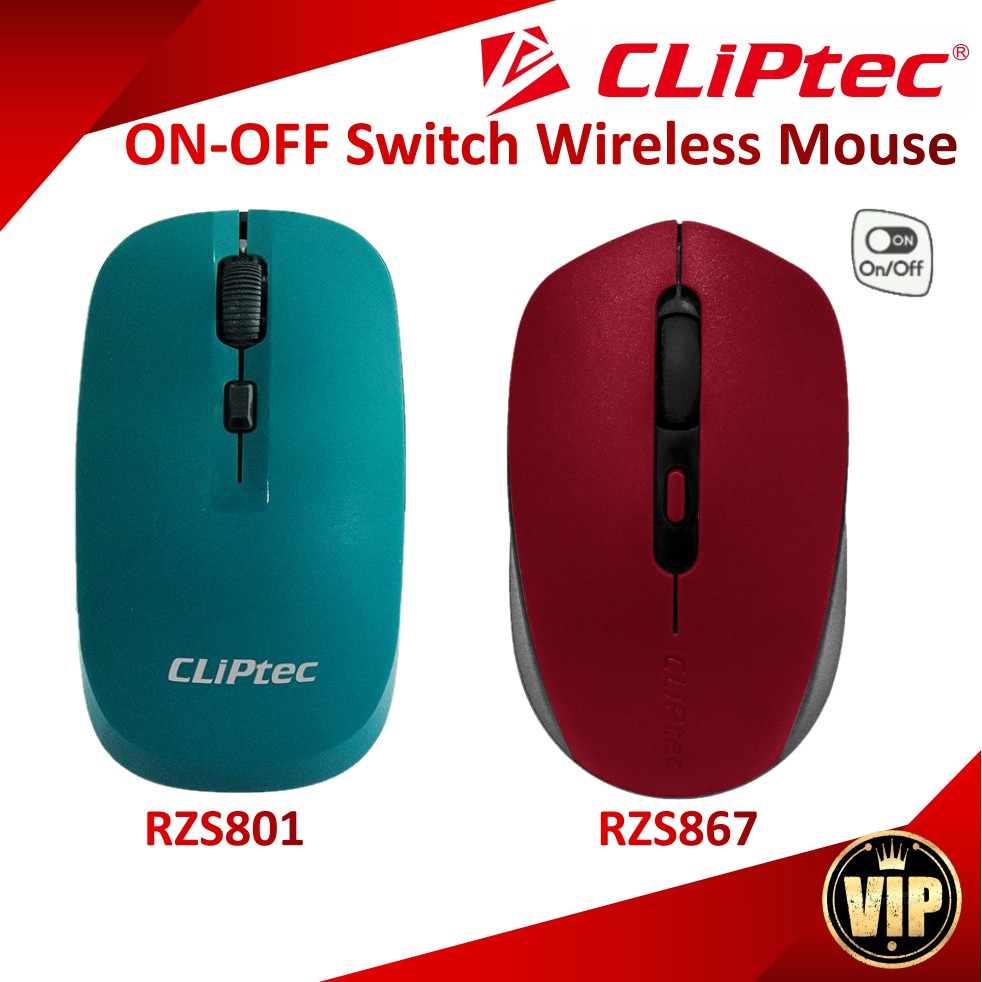 CLiPtec 2400DPI LED Optical Mice Adjustable Gaming Mouse For PC Laptop RED 