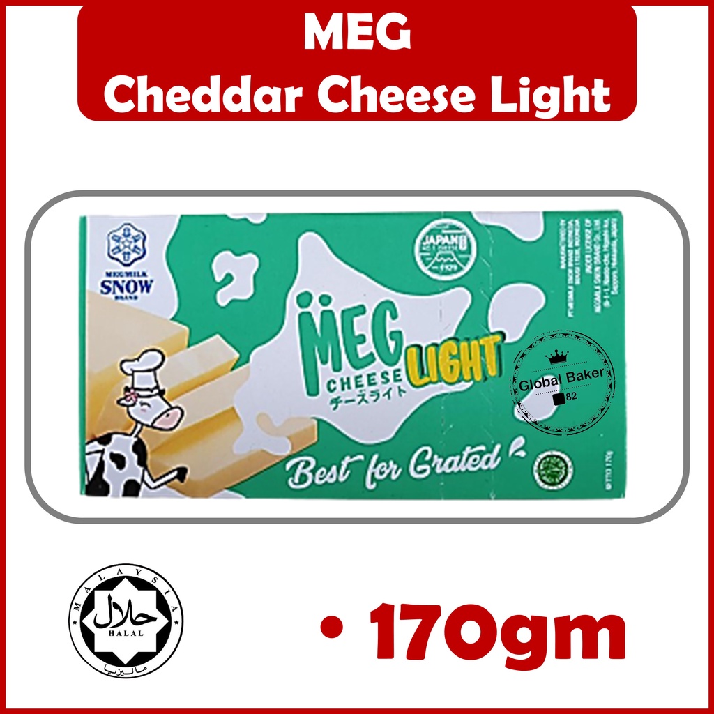 CHEDDAR CHEESE / MEG CHEDDAR CHEESE LIGHT 170gm 奶酪 Shopee Malaysia