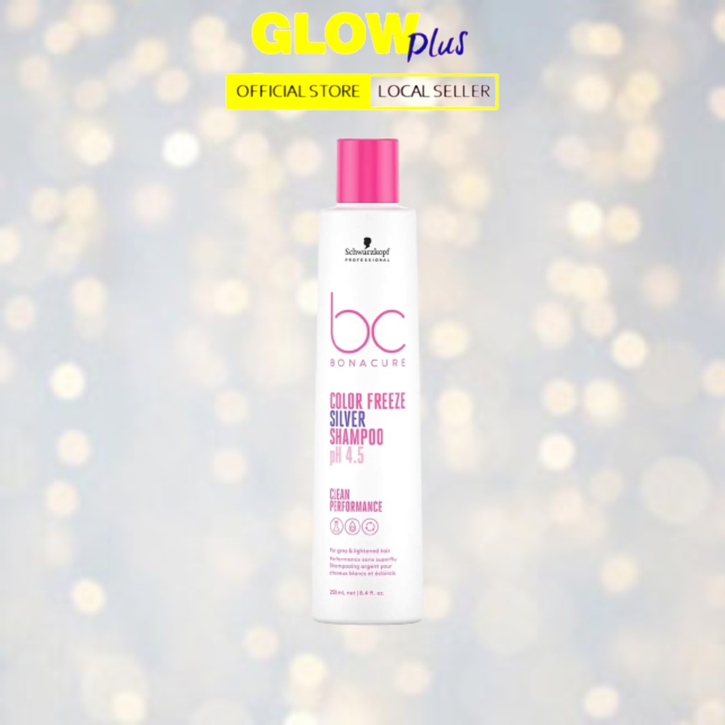 Schwarzkopf BC pH 4.5 Color Freeze Silver Micellar Shampoo 250ml (New