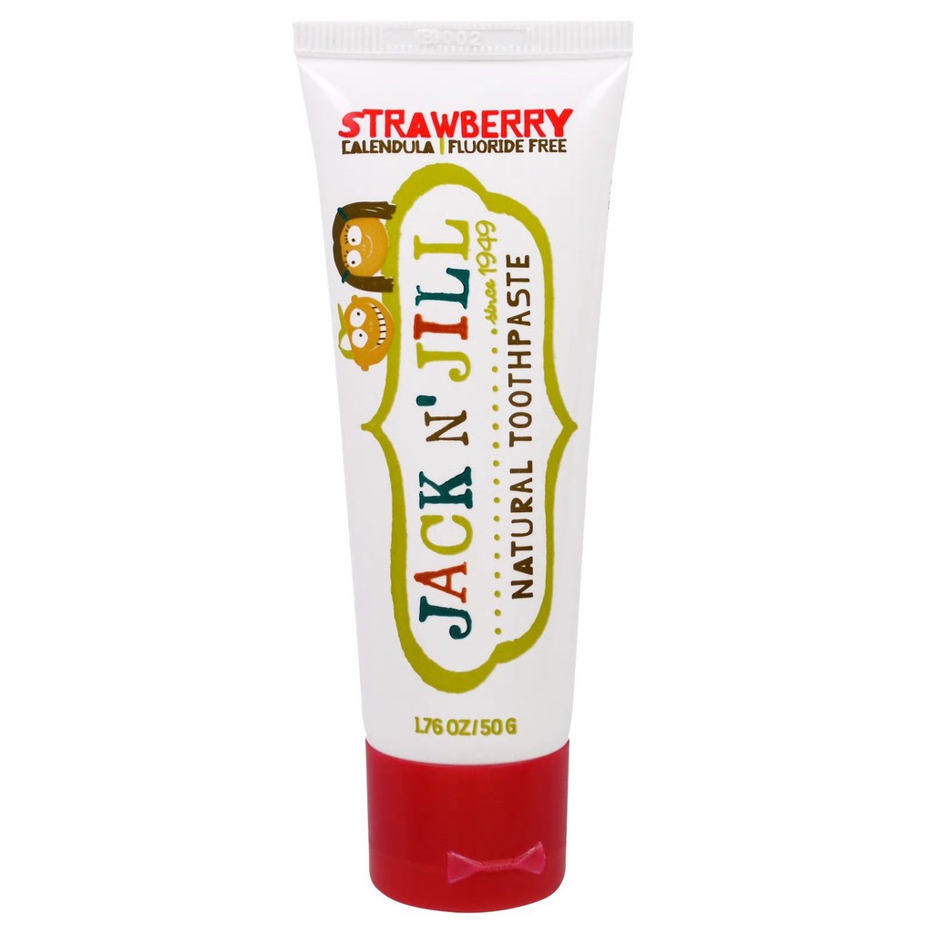 Jack N' Jill Natural Toothpaste 50g - Organic(strawberry)