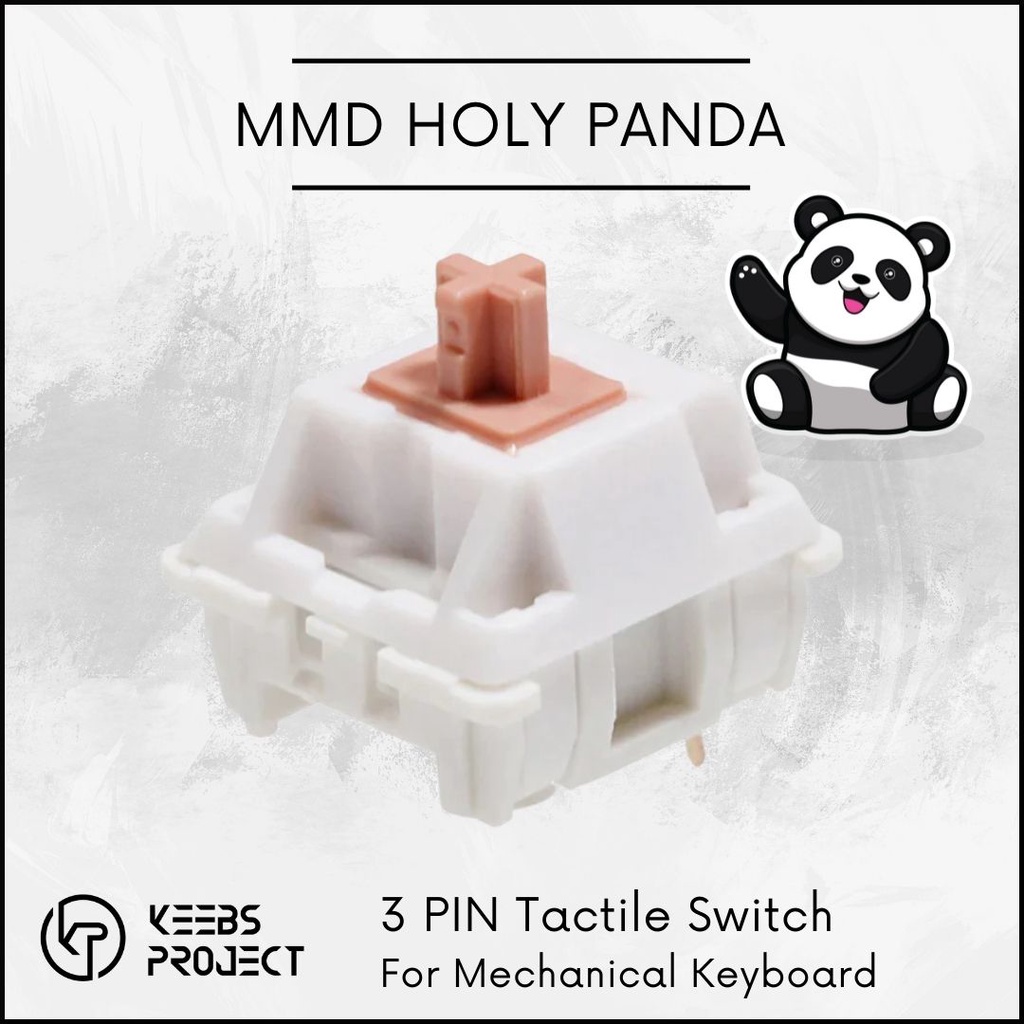 MMD Holy Panda Tactile Switch 3 pin Ready Stock Malaysia for Mechanical