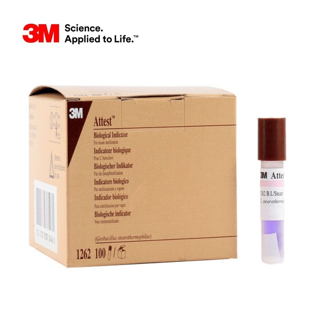 3M Attest Biological Indicator 1262 For Steam Sterilization Shopee