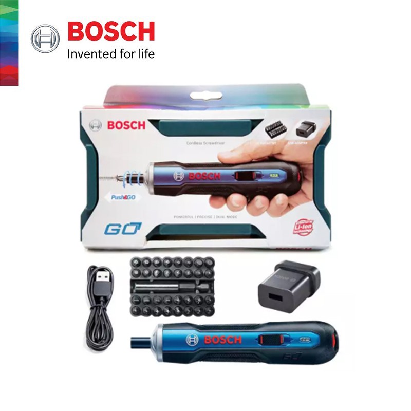 Bosch Go Kit Bit Set Hand Tool Kit 33 Pieces 06019h20l1 Shopee