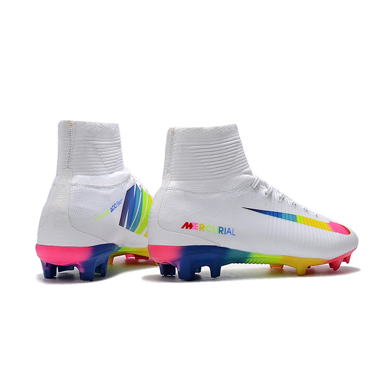 rainbow soccer cleats