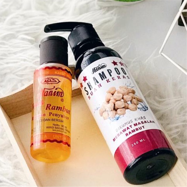 Set Shampoo Buah Keras & Tonik Rambut by Kosmetik Hanim ...