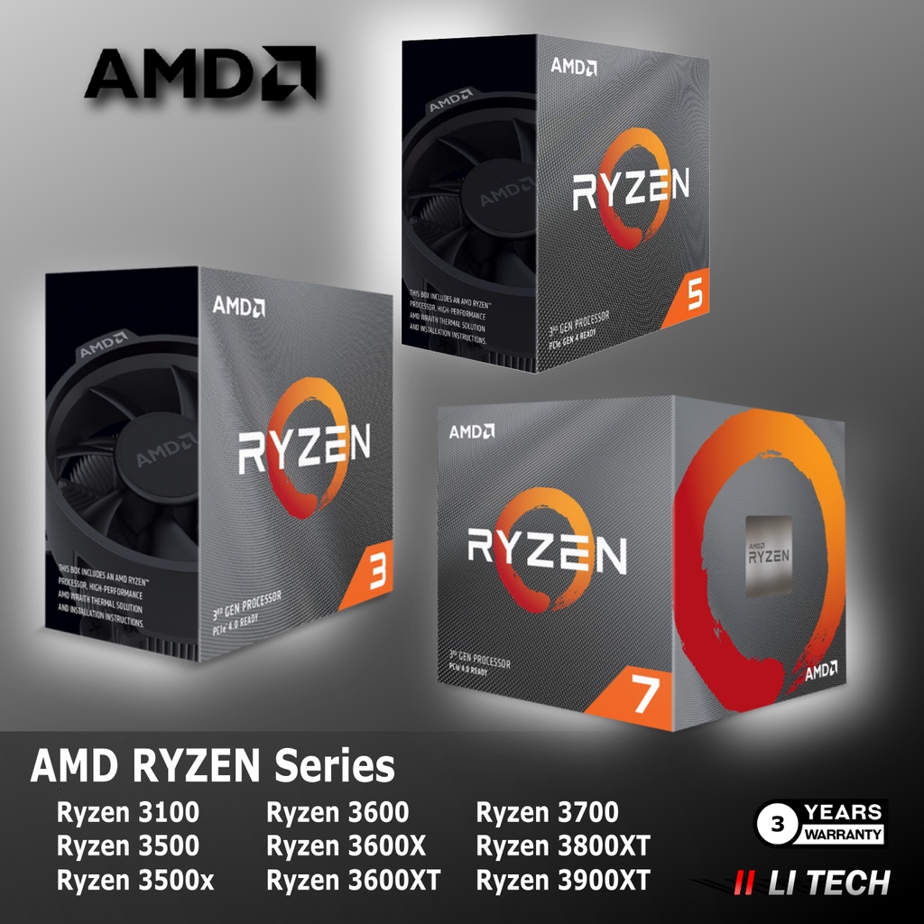 AMD RYZEN 5500G | 5600 | 5600X CPU PROCESSOR AM4 | Shopee Malaysia