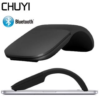 CHUYI Bluetooth 4.0 Silent Mouse Wireless Arc Touch Roller Folding Laser Ultra-Thin Slim Mice For Microsoft Laptop PC