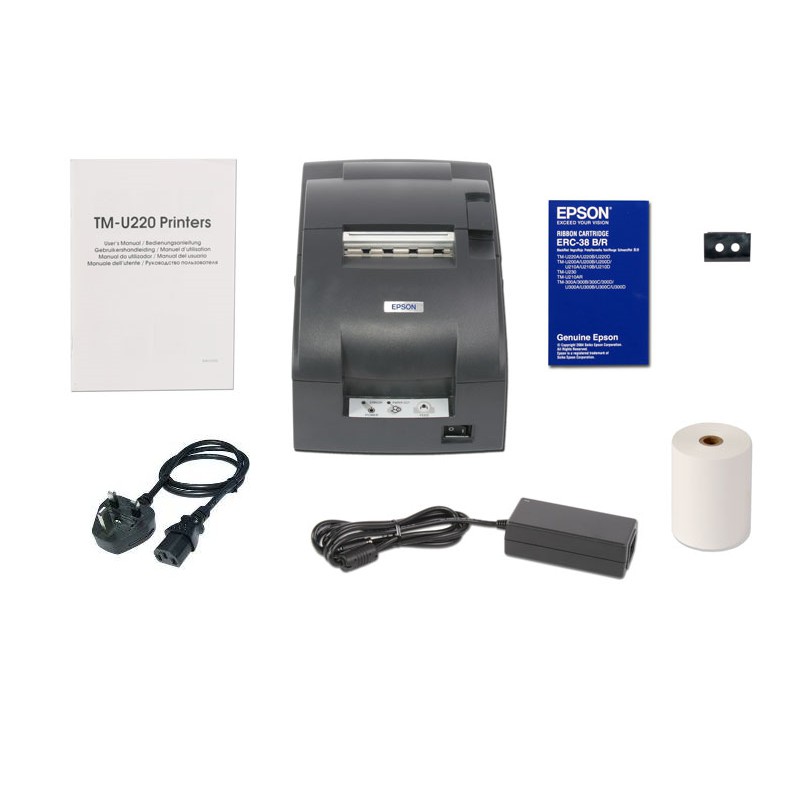 epson tm u220 paper size