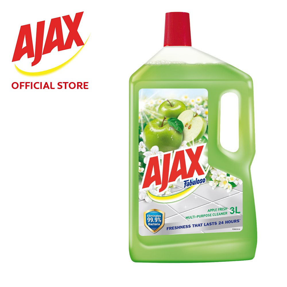 Ajax Fabuloso Apple Multi Purpose Floor Cleaner 3l