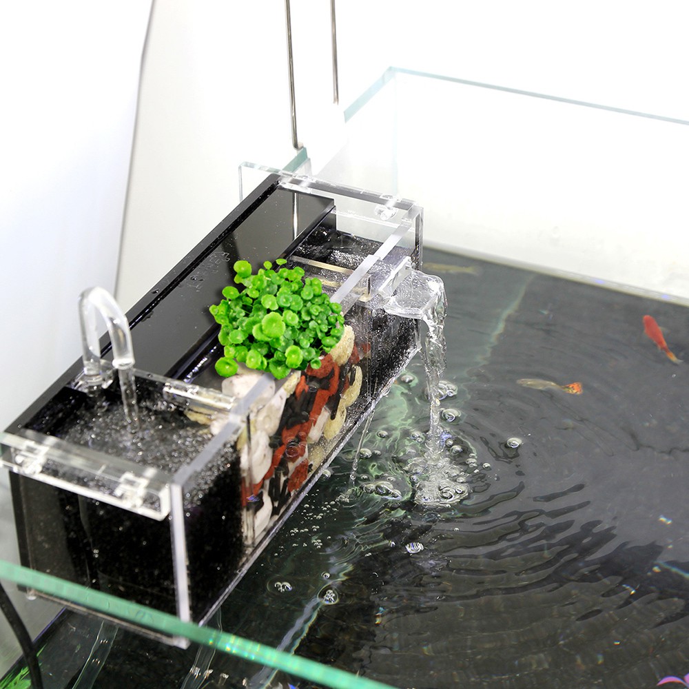 Senzea Acrylic Aquarium Filter Box with Sterilization Increase Oxygen