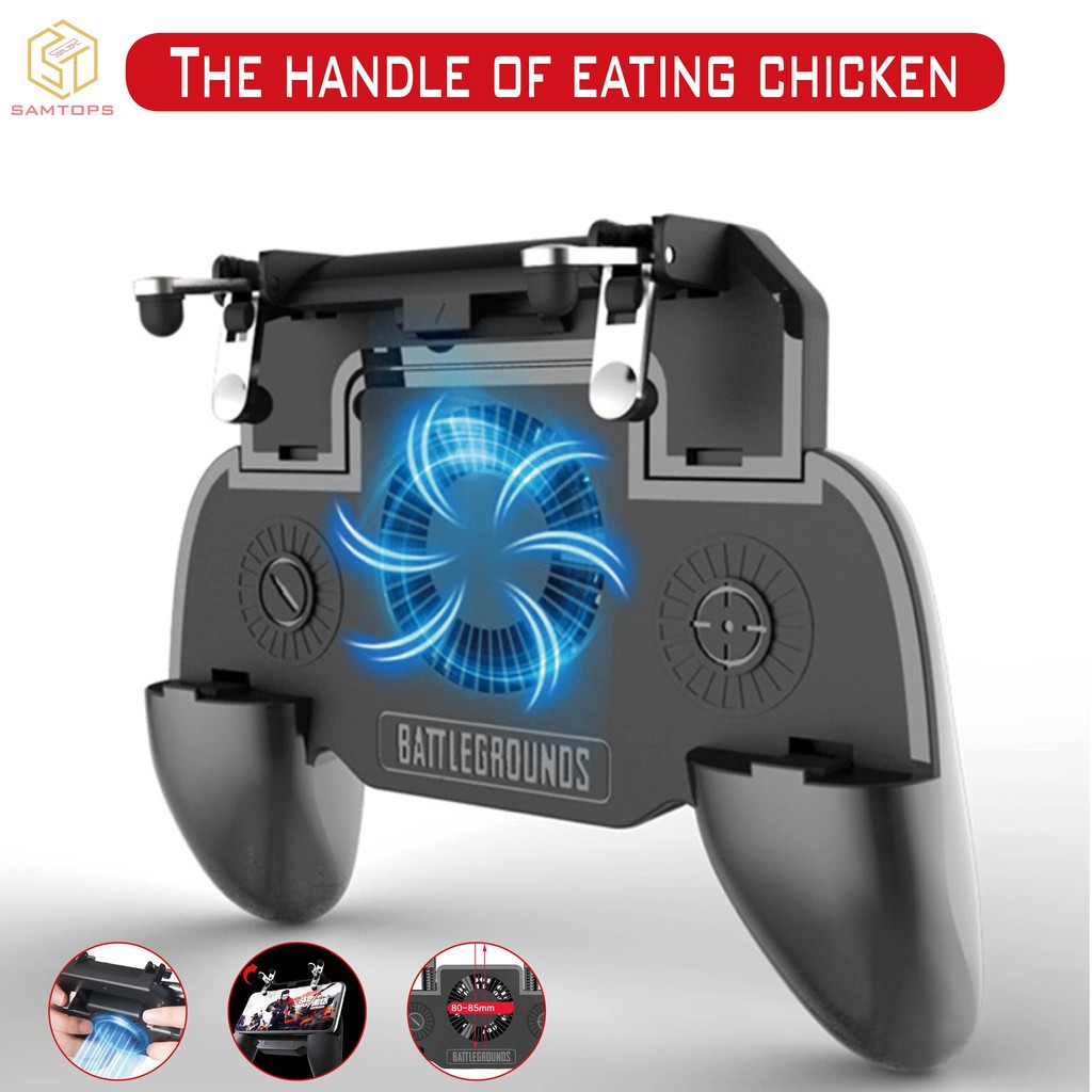 ready stock] ✬SR Gaming Gamepad Cooling Fan PUBG Mobile Game Controller  Joystick Metal Trigger♞ | Shopee Malaysia
