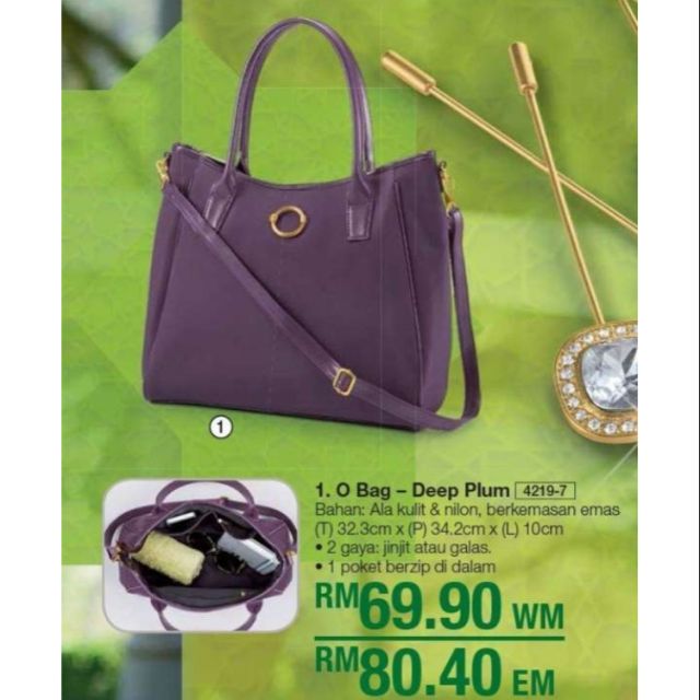 plum bag