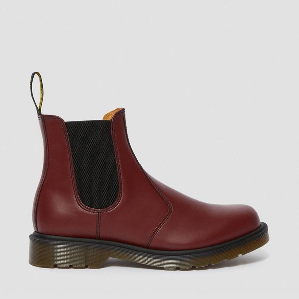 Dr. Martens Unisex's 2976 Chelsea Boots Cherry Red Shopee Malaysia