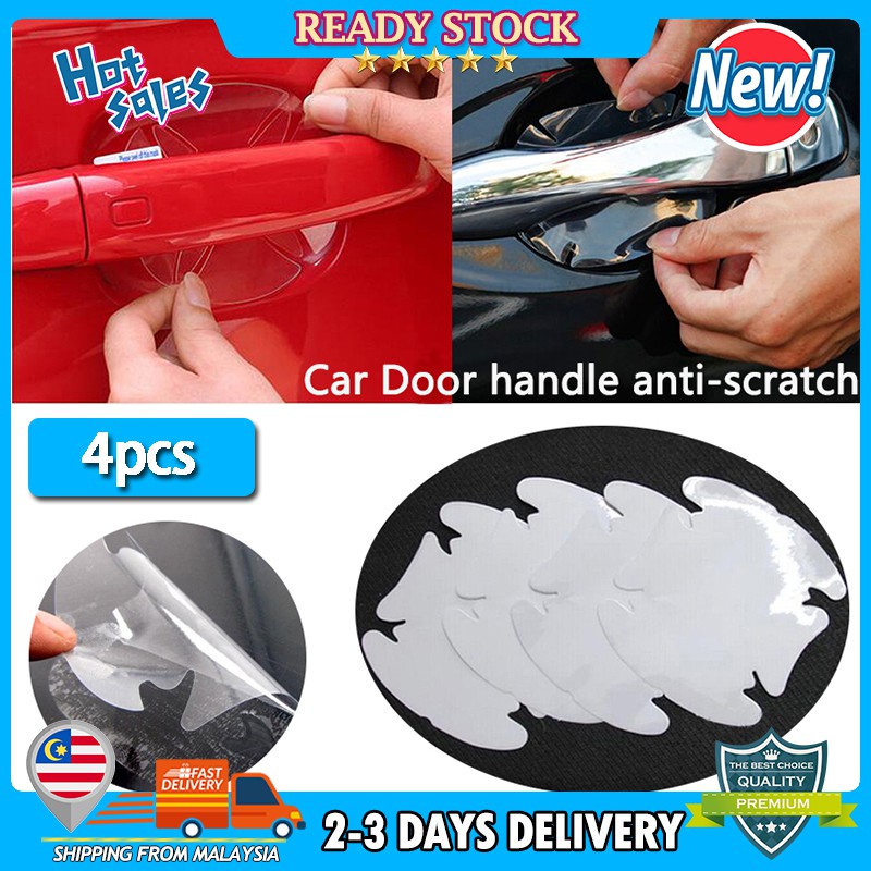 【READY STOCK】4pcs Car Door Handle Protection Film Car Exterior