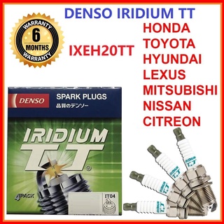 4x Denso IXEH20TT Iridium TT Bougies pour TOYOTA IQ 1.33 01.09