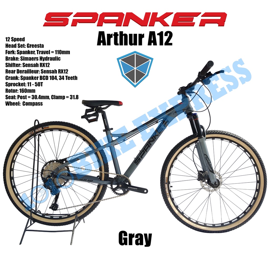 Spanker Arthur A12 1x12 Mountain Bike Mtb