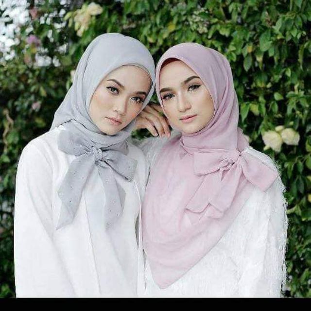 Tudung Bawal Riben Design Baru Shopee Malaysia