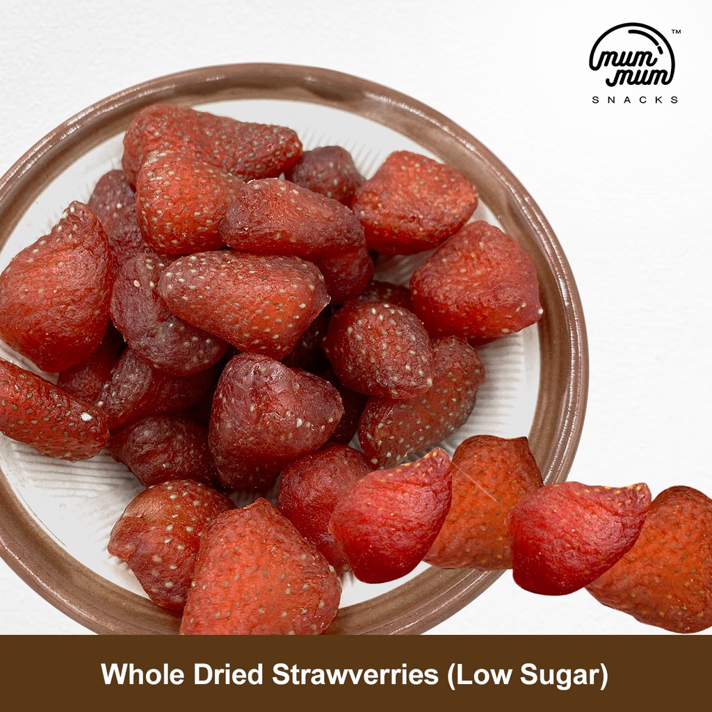 Whole Dried Strawberries (Low Sugar) Shopee Malaysia