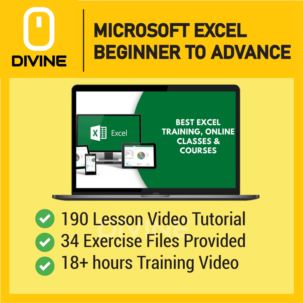 [Video Course][2023] Microsoft Excel Beginner To Advanced Training Course | Excel Class | Excel Course | Excel Tutorial