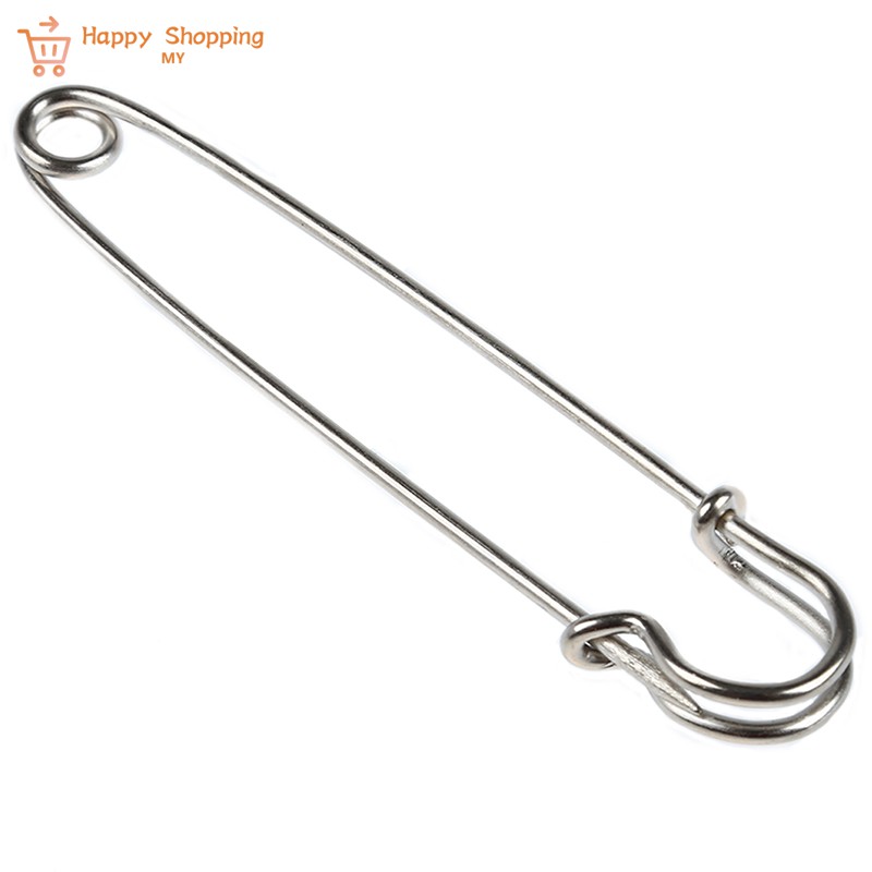 large black safety pins