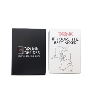 Drunk Desires Couples Drinking Game Cards Adult Games Drink Party Game