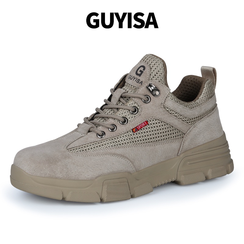 GUYISA Safety Shoes Safety Boots Steel Toe Site Protection ready shoes