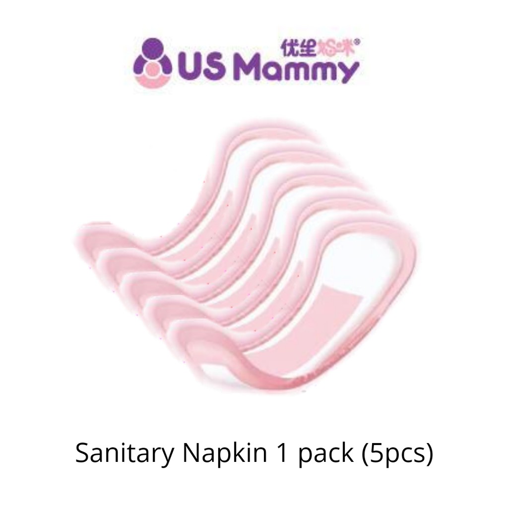 US Mummy Sanitary Napkin (1 Pack x 5 Pcs)