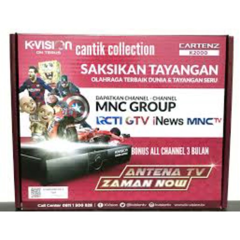 Kvision Cartenz K2000 (K Vision Ku Band) Digital Satellite Receiver