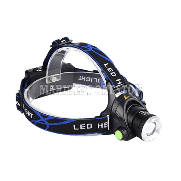 🌹[Local Seller]  Rechargeable 3 Light Mode LED HeadLamp Zoomable Headlight NK-H043+ Gift