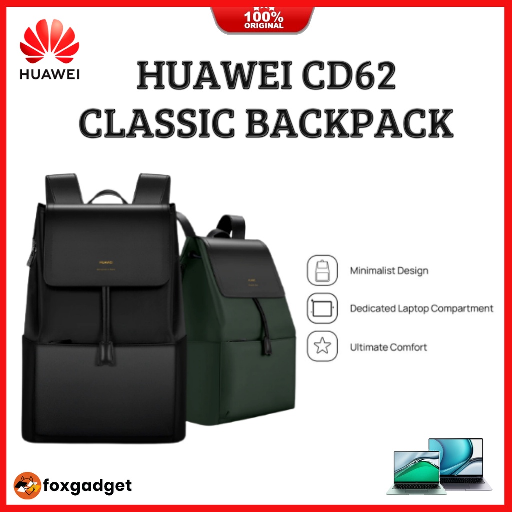 HUAWEI CD62 Classic Backpack | Minimalist Design | Ultimate Comfort - 100% Original
