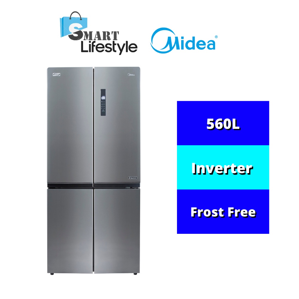 Midea 4-Door Refrigerator (560L) MFT-584WESSI MFT-585WEGBI