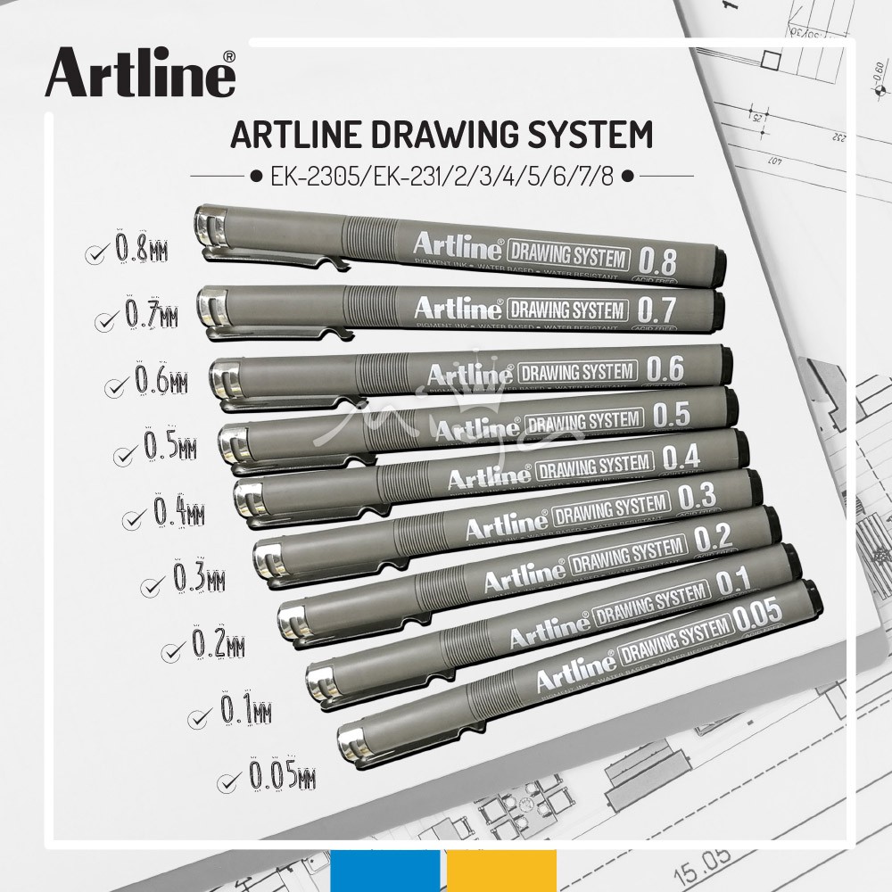 ARTLINE DRAWING SYSTEM PEN -BLACK | atelier-yuwa.ciao.jp