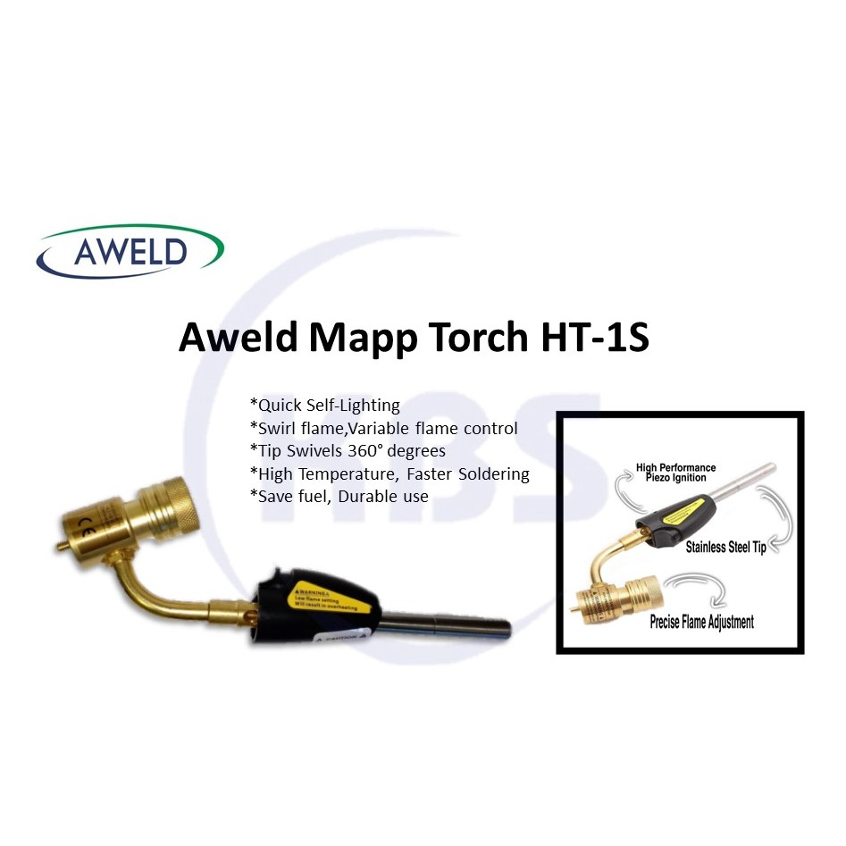 Aweld Mapp Torch HT-1S | Shopee Malaysia