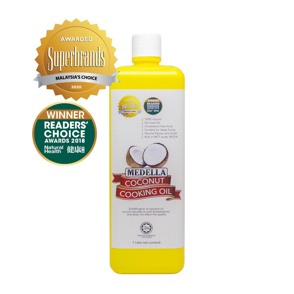 MEDELLA Coconut Cooking Oil (1L) Shopee Malaysia