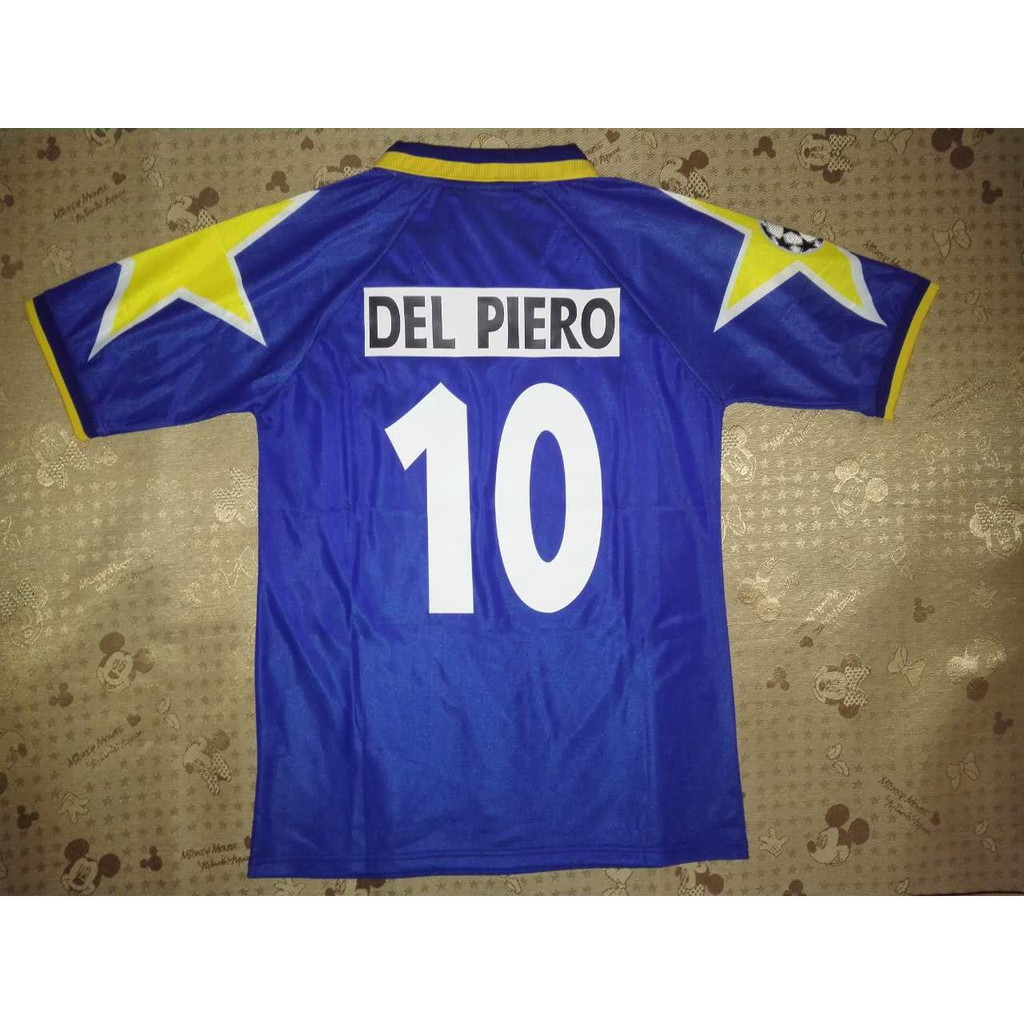 juventus retro shirt del piero