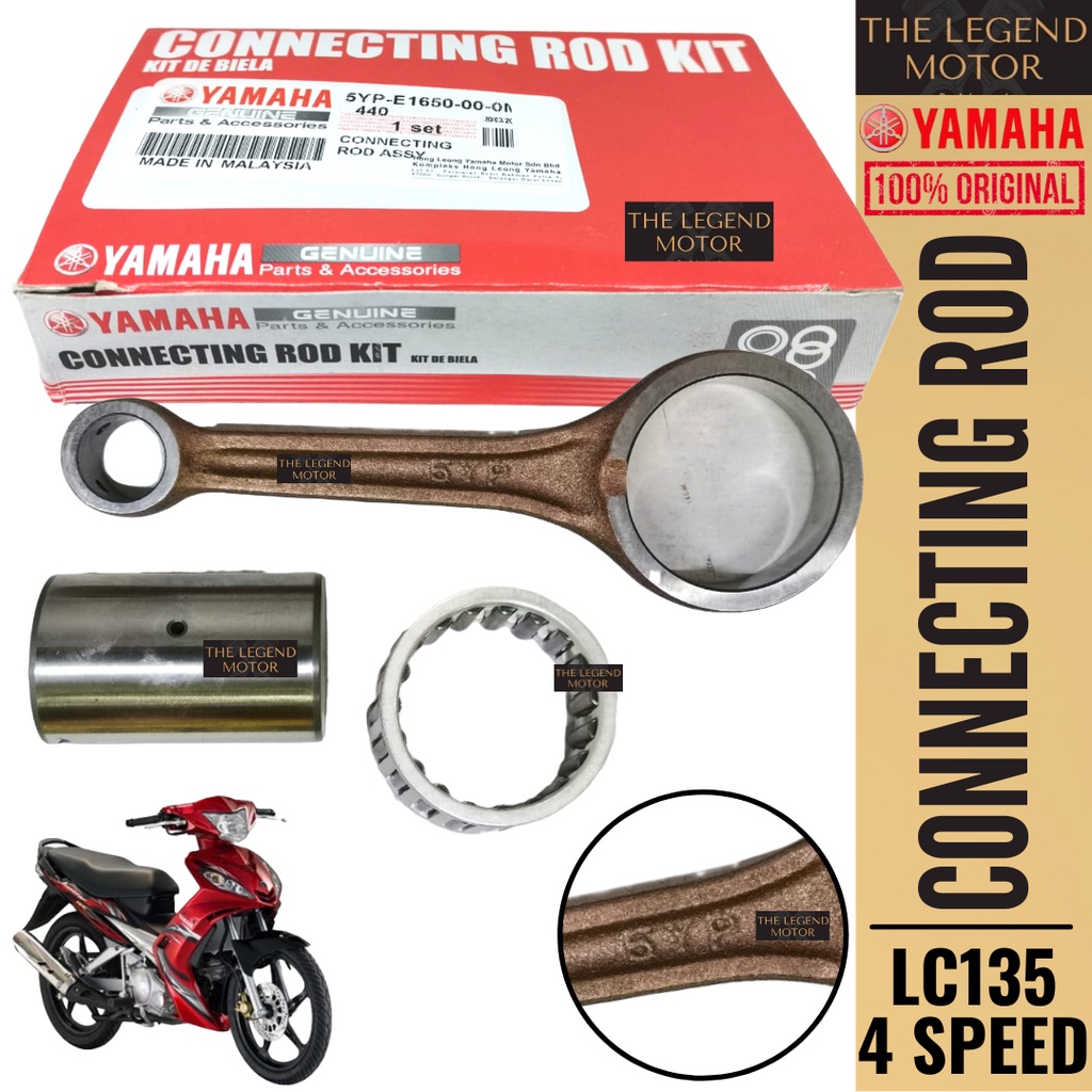 100 ORIGINAL YAMAHA LC 135 4S LC135 4 SPEED CONNECTING CON ROD KIT SET CONROD CONECTING